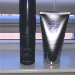 Monat blow out cream and leave in conditioner